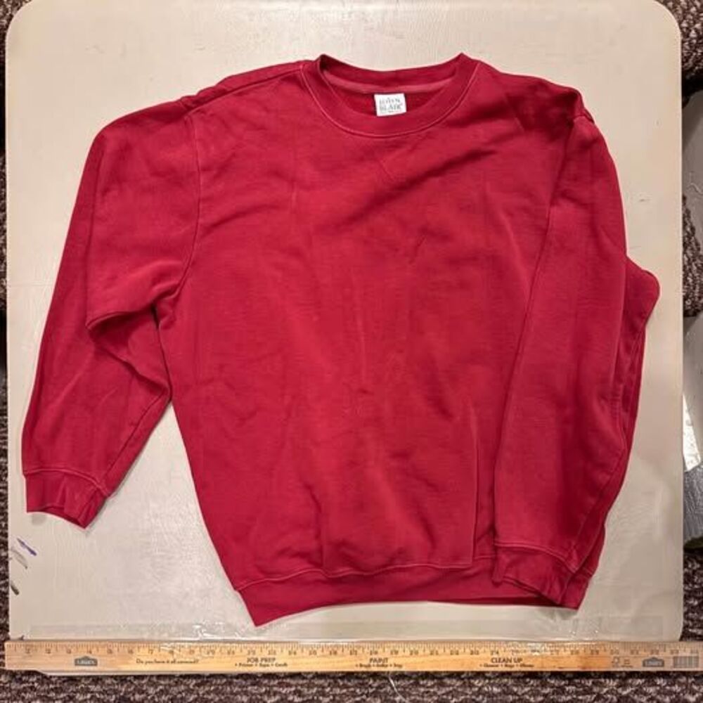 John Blair Red Crewneck Sweatshirt